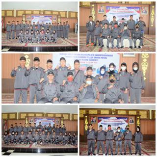 Bupati Bengkalis Gelar Pelepasan 128 Atlit POPDA ke-15, Berharap Peserta Bawa Harum Nama Daerah