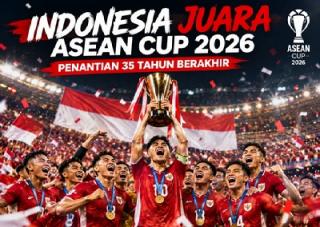 Indonesia Juara ASEAN Cup 2026, Penantian 35 Tahun Berakhir