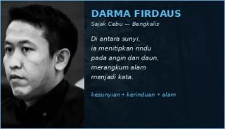 Puisi Darma Firdaus, Merajut Rindu dari Cebu hingga Bengkalis