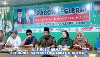 Jumpa Pers! Ketum DPP Santri Tani NU Menghimbau ke Seluruh Pendukung Paslon Tetap Damai