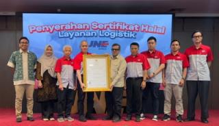 JNE Kantongi Sertifikat Halal BPJPH, Standar Logistik Diperketat