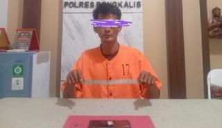 Polsek Pinggir Tangkap DPO Narkoba, Sabu Disimpan di Tepi Jalan