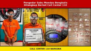 Laporan Call Center 110 Berbuah Penangkapan, Satresnarkoba Polres Bengkalis Bongkar Peredaran Sabu di Mandau