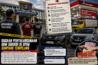 Dugaan Penyalahgunaan BBM Subsidi di SPBU Simpang Tempilang, Polda Babel Masih Lakukan Pengecekan
