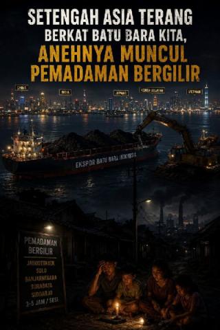 Krisis Pasokan Batu Bara Picu Ancaman Pemadaman Listrik, Indonesia Justru Ekspor Jutaan Ton