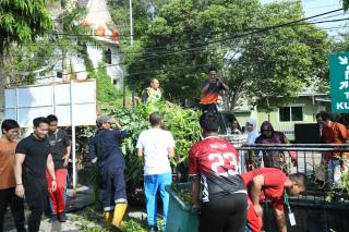 Sambut Hari Jadi ke-514 Bengkalis, Diskominfotik Gelar Gotong Royong Bersama