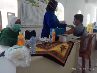 Warga Desa Sukamantri Sangat Antusias Menjalani Vaksinasi Tahap II
