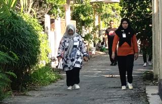Jalan Santai Sehat Bersama, Dinkes Bengkalis Pererat Kebersamaan Pegawai