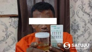 Polsek Rupat Amankan S Ancam Ayah Kandung dengan Senjata, Tes Urine Positif Narkoba 