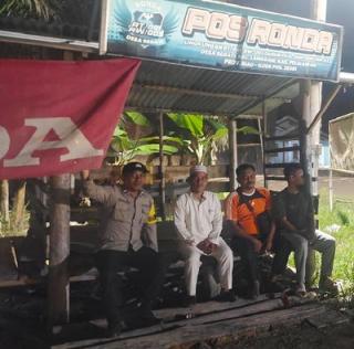 Ronda Malam Jadi Sorotan, Polsek Langgam Perkuat Pengamanan Lingkungan