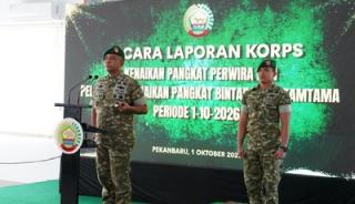 Kenaikan Pangkat Prajurit TNI, Danrem 031/WB Tekankan Tanggung Jawab