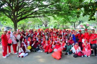 Semarak HUT ke-81 RI, Grup Senam Prolanis Bengkalis Gelar Lomba Penuh Kebersamaan