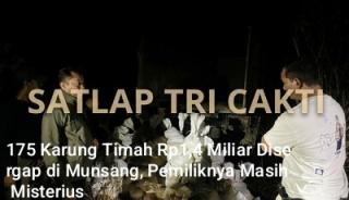 175 Karung Timah Rp1,4 Miliar Disergap di Munsang, Pemiliknya Masih Misterius