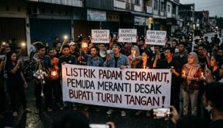 Listrik Padam Semrawut, Pemuda Meranti Desak Bupati Turun Tangan
