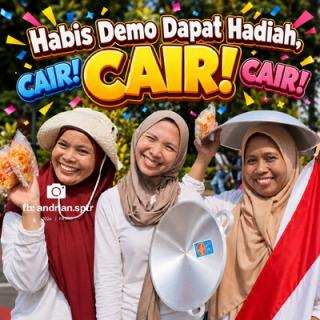 Demo Dukungan Makan Bergizi Gratis Disorot, Peserta Akui Dapat Uang Transport dan Peralatan Dapur
