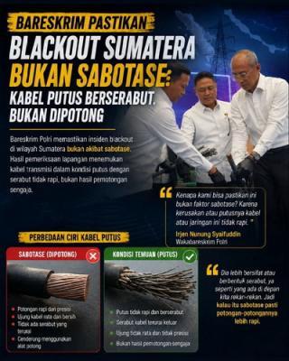 Blackout Sumatera Disorot, Logika “Kabel Tak Rapi” Dipatahkan Netizen
