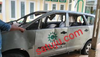 Mobil Inventaris PD Muhammadiyah Rohil Rusak Parah, BPKAD Belum Terima Laporan