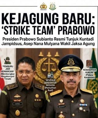 Perombakan Pimpinan Kejagung Dinilai Ubah Arah Penegakan Hukum, Muncul Analisis soal "Strike Team" Baru