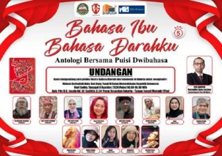 Jangan Biarkan Bahasa Ibu Hilang, TISI Luncurkan Antologi Puisi Dwi Bahasa Sambut HUT RI Ke-81