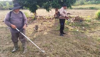Dukung Swasembada Pangan, Polsek Siak Kecil Siapkan Lahan Jagung Bersama Petani