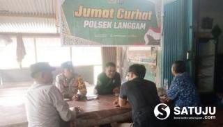 Jumat Curhat Polsek Langgam, Warga Soroti Narkoba hingga Judi Online