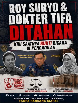 Status Tersangka Bukan Vonis, Persidangan Jadi Arena Pembuktian