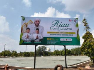 Sambut HUT ke-69 Riau, Pemprov Gelar Selawat Bersama di Masjid Raya Annur