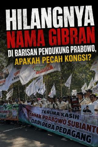 Nama Gibran Hilang di Aksi Pendukung MBG, Muncul Spekulasi Soal Relasi Prabowo-Gibran