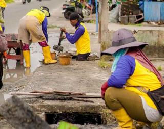 Pemko Pekanbaru Lanjutkan Penanganan Banjir, Normalisasi Drainase Jadi Prioritas