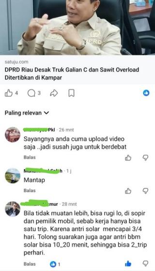 Truk Overload Kampar: Jalan Dipaksa Menahan Beban, Sopir Terjebak Antrean Solar