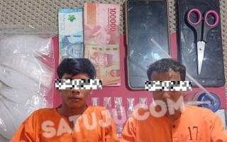 Polsek Pinggir Bongkar Sarang Sabu di Serai Wangi, Dua Pelaku Ditangkap