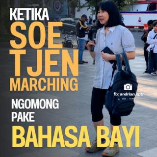 Soe Tjen Marching Kritik Sistem yang Dianggap Masih Menjajah Indonesia