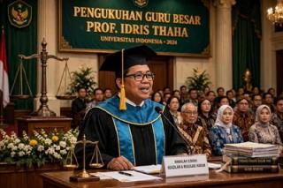 Pengukuhan Guru Besar, Idris Thaha: Nilai Agama Masuk Regulasi, Kesetaraan Warga Jadi Taruhan