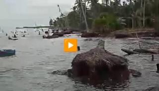 Miris! Abrasi Pulau Bengkalis Kian Ganas, Kebun Warga hingga Lapangan Bola Hilang Ditelan Laut