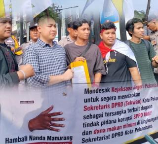 Kasus SPPD Fiktif DPRD Pekanbaru Memanas, AMATIR Desak Sekwan Jadi Tersangka