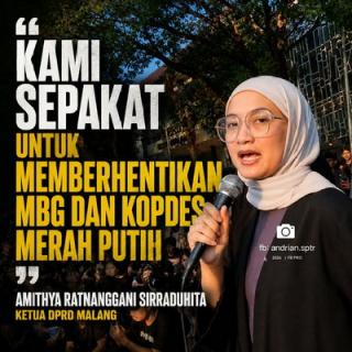 DPRD Kota Malang Dukung Penghentian MBG, Respons Tuntutan Mahasiswa Menguat