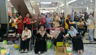 Donor Darah HUT IKPI di Pekanbaru Kumpulkan 444 Kantong