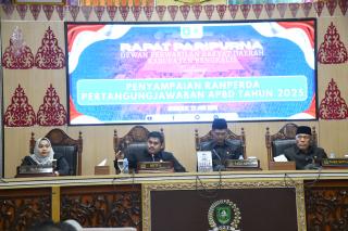 Bupati Bengkalis Sampaikan Ranperda Pertanggungjawaban APBD 2025, Realisasi Belanja Capai Rp3,87 Triliun