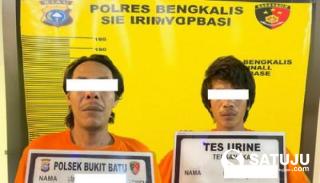 Pengedar Sabu Bengkalis Ditangkap, Dua Pria Diciduk di Sungai Pakning