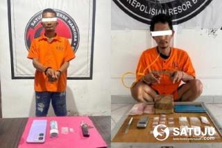 Polres Bengkalis Ringkus Dua Pengedar Sabu, Sita 25,72 Gram Narkotika dalam Dua Operasi