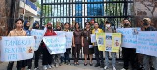 Empat Tuntutan Aksi Mahasiswa ITBI Sumut Didepan Kejatisu, Serukan “Adili Mafia KIP! Tangkap Koruptor Kampus!”