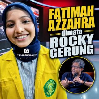 Rocky Gerung Puji Fathimah Azzahra, Sebut Simbol Akal Sehat Mahasiswa