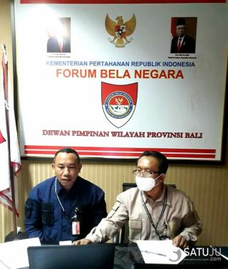 Ketua FBN Bali Agustinus Nahak Menjadi Narasumber Bela Negara Di IST-NU Bali