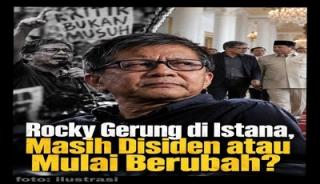 Rocky Gerung di Istana, Masih Disiden atau Mulai Berubah?