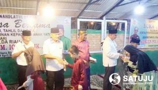 PWNU Riau Berbuka Puasa Bersama Serta Yasinan, Berdoa untuk Kapolda Riau Dilanjuti Santuni 100 Anak Yatim