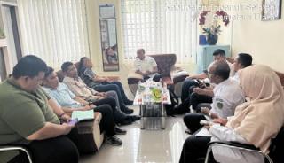 Kadis Perikanan Tapanuli Selatan Terima Kunjungan Kepala Dinas Kelautan dan Perikanan Kabupaten Langkat