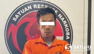 Buron Hampir Tiga Tahun, DPO Sabu 15 Kilogram Diciduk di Rumahnya di Bengkalis