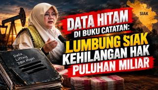 Data Hitam di Buku Catatan: Lumbung Siak Kehilangan Hak Puluhan Miliar