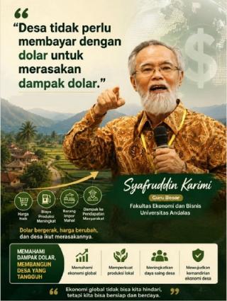 Dolar AS Menguat, Ekonomi Desa Kian Tertekan