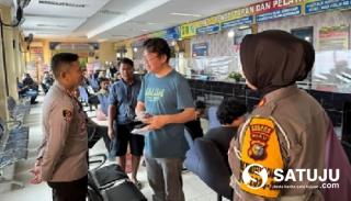 Jaga Kualitas Pelayanan ke Masyarakat, Kapolres Bengkalis Lakukan Pengecekan di Kantor Samsat dan Satpas SIM Duri